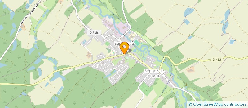 localisation de l'entreprise SCI LE SAPHIR  SEPPOIS-LE-BAS