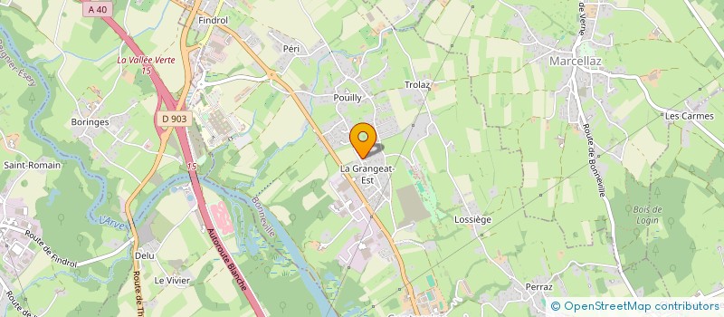 localisation de l'entreprise SCI LE SAPIN  CONTAMINE-SUR-ARVE