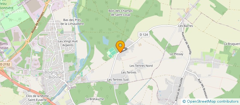 localisation de l'entreprise SCI LE SAPIN à BOIGNY-SUR-BIONNE