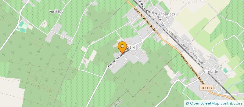 localisation de l'entreprise SCI LE SAPIN  ARBANATS