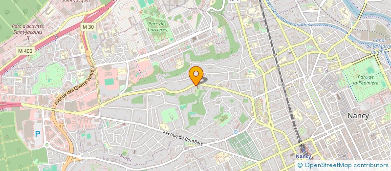 localisation de l'entreprise SCI LE SAPIN BLANC  NANCY