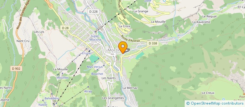 localisation de l'entreprise SCI LE SAPPY à MORZINE