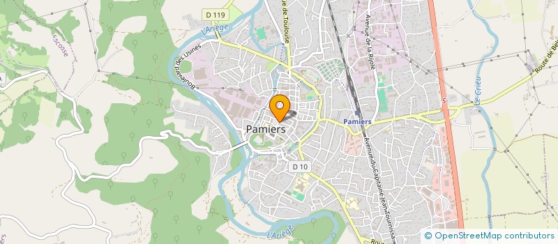 localisation de l'entreprise SCI LE SARAILLES à PAMIERS