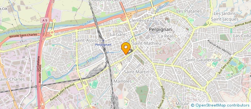 localisation de l'entreprise SCI LE SARBE à PERPIGNAN