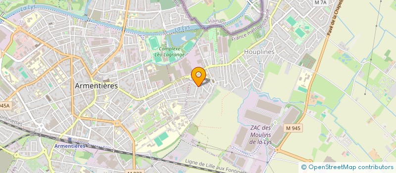 localisation de l'entreprise SCI LE SART  HOUPLINES