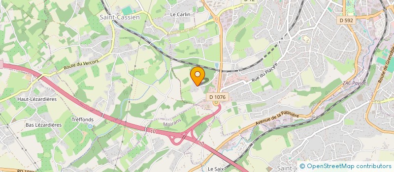 localisation de l'entreprise SCI LE SATRE à VOIRON