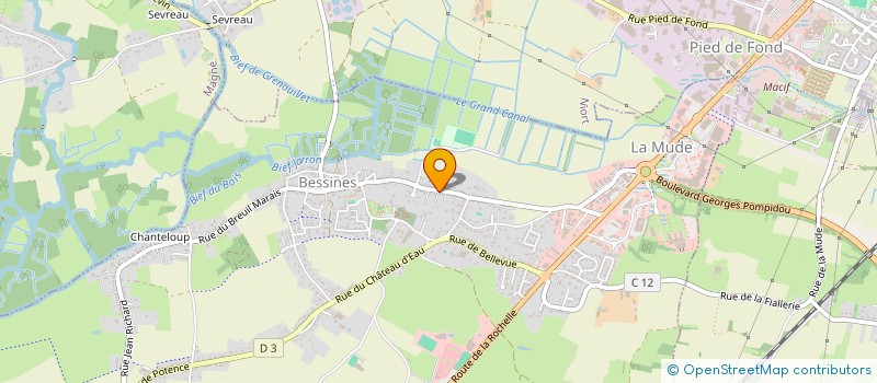 localisation de l'entreprise SCI LE SAULE  BESSINES