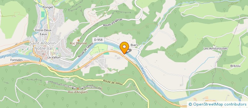 localisation de l'entreprise SCI LE SAULE  SAINT-ANTONIN-NOBLE-VAL