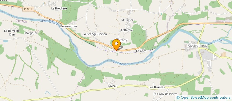 localisation de l'entreprise SCI LE SAUMUR à CHITRAY