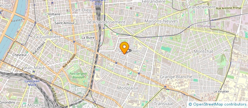 localisation de l'entreprise SCI LE SAUVAN  LYON