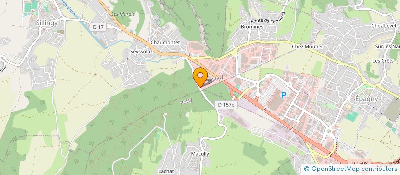 localisation de l'entreprise SCI LE SAVOIR VERT  SILLINGY