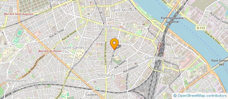 localisation de l'entreprise SCI LE SCARABEE  BORDEAUX