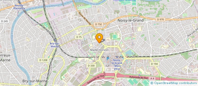 localisation de l'entreprise SCI LE SCEAU à NOISY-LE-GRAND