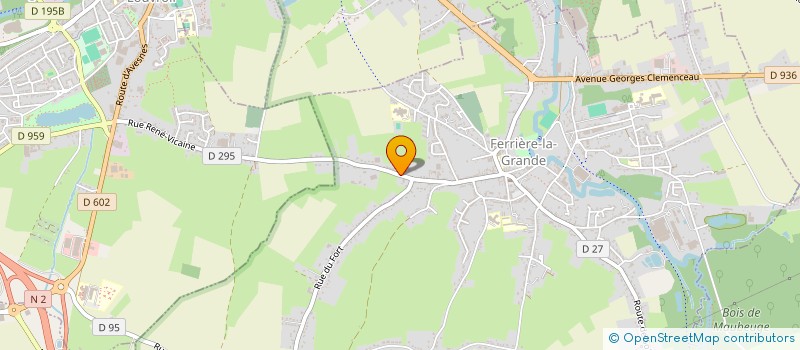 localisation de l'entreprise SCI LE SCEAUX  FERRIERE-LA-GRANDE