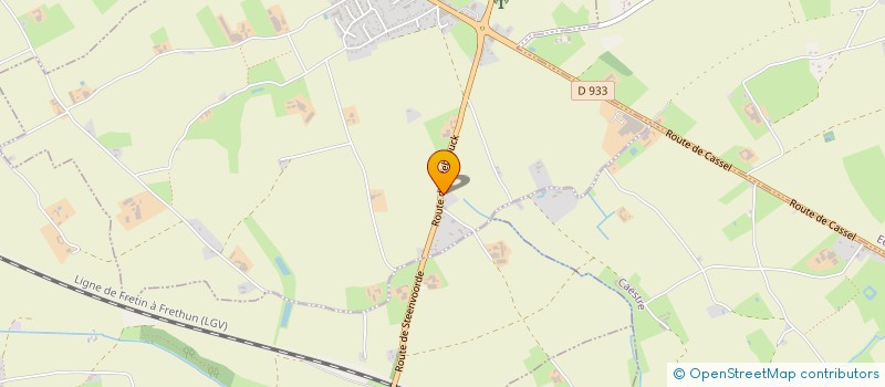 localisation de l'entreprise SCI LE SCHOONEN BORST  SAINT-SYLVESTRE-CAPPEL