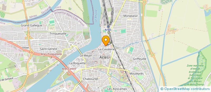 localisation de l'entreprise SCI LE SCORPION à ARLES