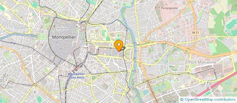 localisation de l'entreprise SCI LE SCORPION à MONTPELLIER