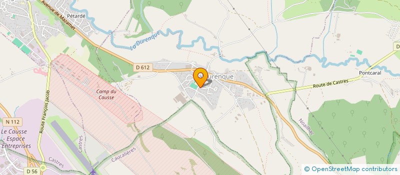 localisation de l'entreprise SCI LE SCORPION  VALDURENQUE