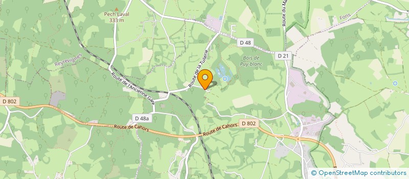 localisation de l'entreprise SCI LE SEGALA  FIGEAC