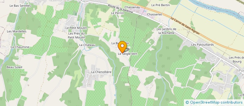 localisation de l'entreprise SCI LE SEIGLE VERT  ANGE