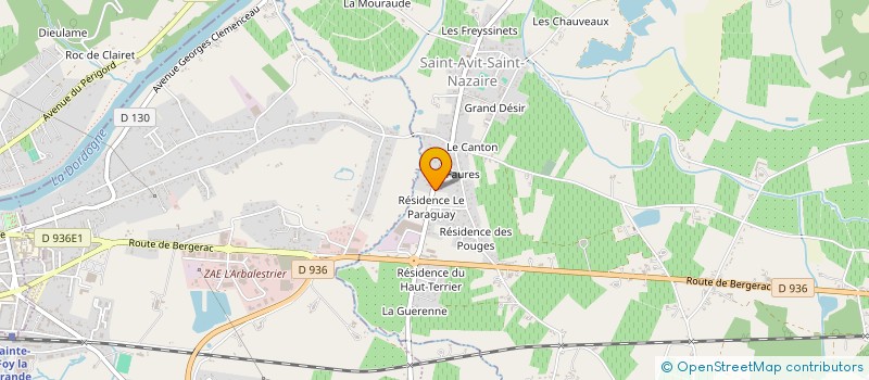 localisation de l'entreprise SCI LE SEIGNAL  SAINT-AVIT-SAINT-NAZAIRE