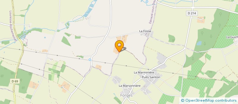 localisation de l'entreprise SCI LE SEIGNEUR THOMAS  DENEZE-SOUS-DOUE