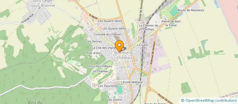 localisation de l'entreprise SCI LE SEJOUR  BRIENNE-LE-CHATEAU