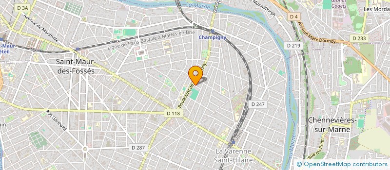 localisation de l'entreprise SCI LE SEMAPHORE à SAINT-MAUR-DES-FOSSES