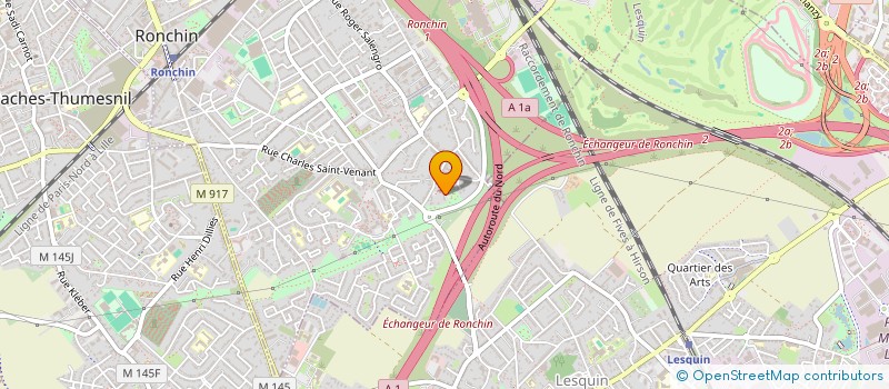 localisation de l'entreprise SCI LE SENTIER  RONCHIN