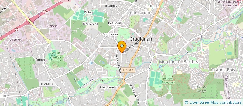 localisation de l'entreprise SCI LE SEPTENTRION  GRADIGNAN