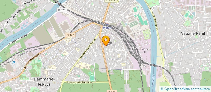 localisation de l'entreprise SCI LE SEQUOIA  MELUN