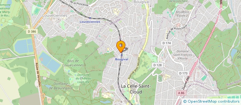 localisation de l'entreprise SCI LE SEQUOIA  BOUGIVAL