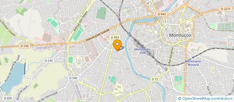 localisation de l'entreprise SCI LE SERALIER  NOHANENT