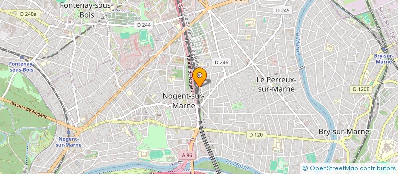 localisation de l'entreprise SCI LE SERISTERE à LE PERREUX-SUR-MARNE