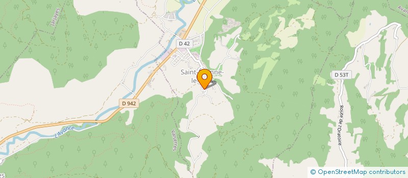 localisation de l'entreprise SCI LE SERRE DE L'AIGLE  SAINT-ETIENNE-LE-LAUS