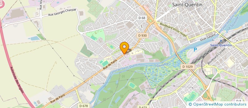 localisation de l'entreprise SCI LE SERURIER à SAINT-QUENTIN