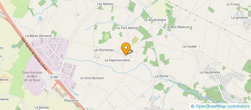 localisation de l'entreprise SCI LE SEUIL - XO à VIGNEUX-DE-BRETAGNE