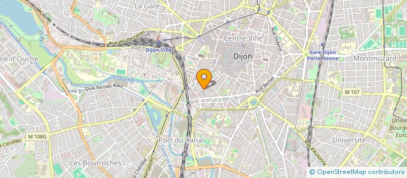 localisation de l'entreprise SCI LE SHANTI à DIJON