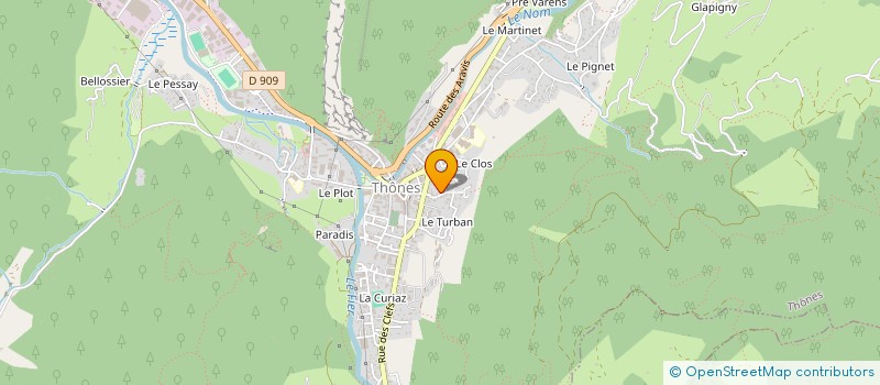 localisation de l'entreprise SCI LE SHAPOUET à THONES