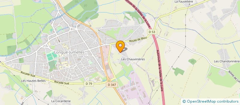 localisation de l'entreprise SCI LE SHAUTS DE LA CHESNAIE  LONGUE-JUMELLES