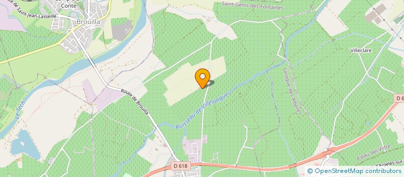 localisation de l'entreprise SCI LE SHED  SAINT-GENIS-DES-FONTAINES