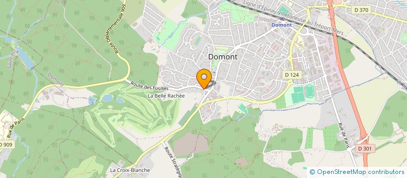 localisation de l'entreprise SCI LE SIAM  DOMONT