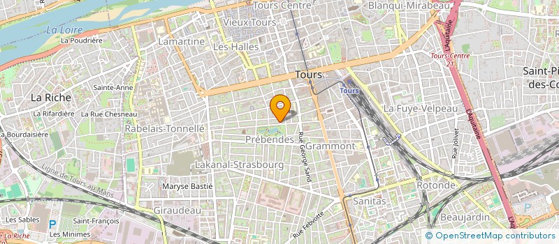 localisation de l'entreprise SCI LE SIEGE SEBASTOPOL  TOURS