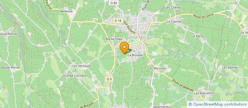 localisation de l'entreprise SCI LE SIGNABLE FOILLARD  VILLIE-MORGON