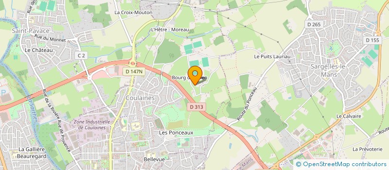 localisation de l'entreprise SCI LE SIGNAL  COULAINES