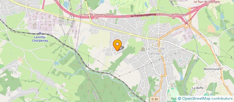 localisation de l'entreprise SCI LE SILEN  LA TOUR-DE-SALVAGNY