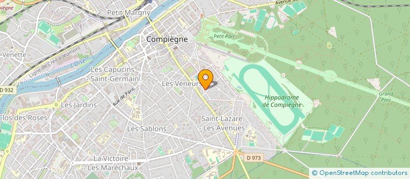 localisation de l'entreprise SCI LE SILEX  COMPIEGNE