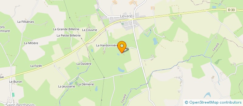 localisation de l'entreprise SCI LE SILLON  GORRON