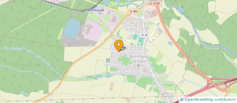 localisation de l'entreprise SCI LE SIMURGH  BURNHAUPT-LE-HAUT