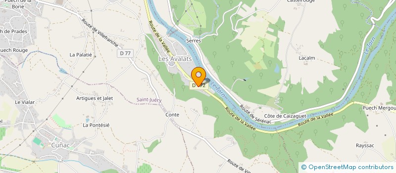 localisation de l'entreprise SCI LE SIRE DE CLARY  SAINT-JUERY